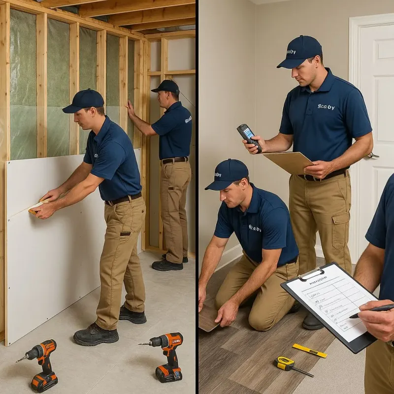 Repairs and Reconstruction process in Hamburg, NY